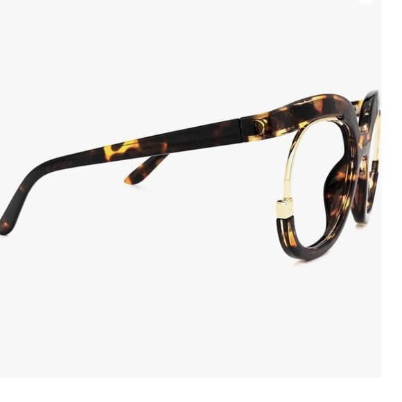 Oversized Square Clear Lens Glasses - Picture 5 of 5